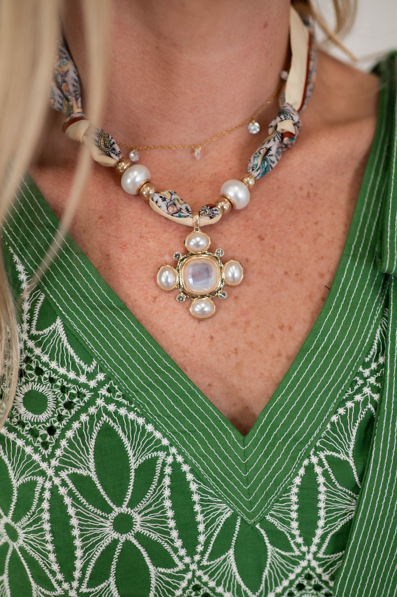 Handmade Scarf Necklace