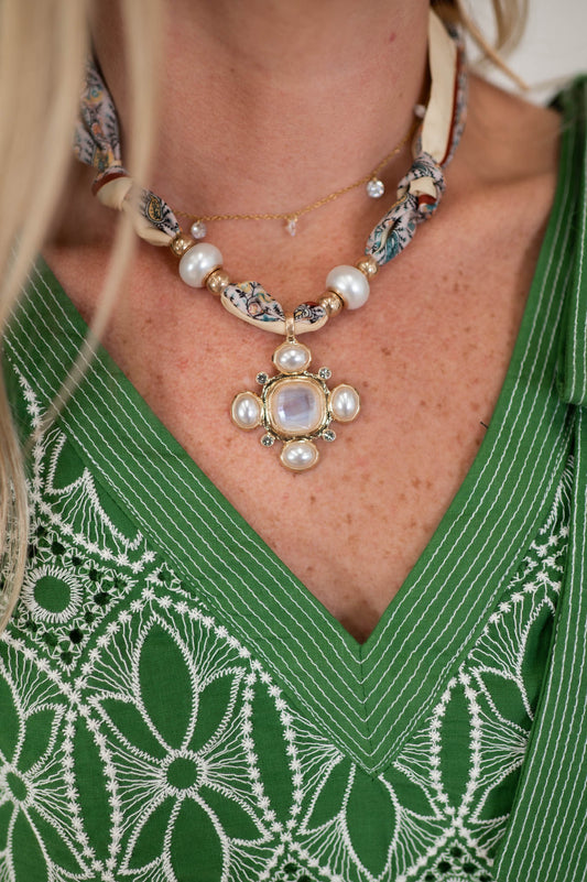 Handmade Scarf Necklace