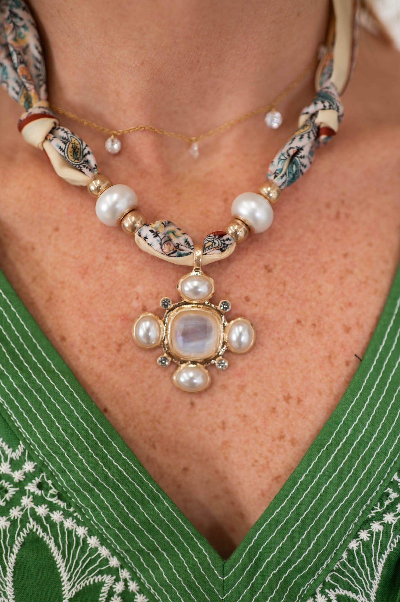 Handmade Scarf Necklace