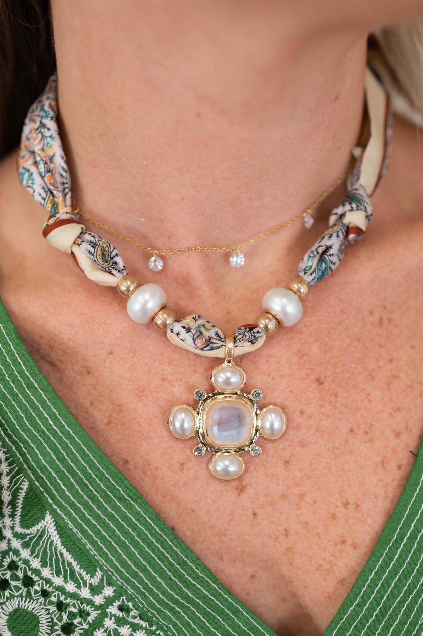 Handmade Scarf Necklace