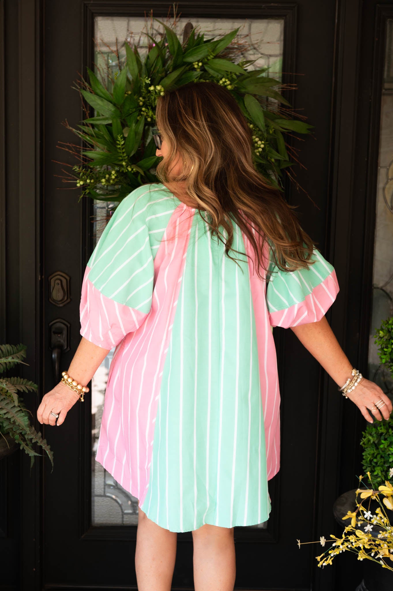 Multi Color Striped Dress
