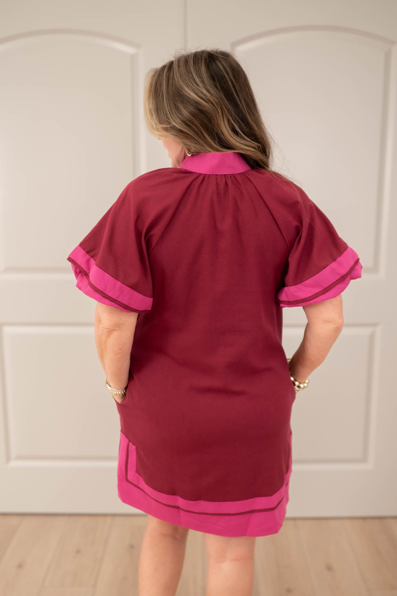 Cherry Wine Charm Mini Dress