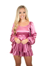 Mauve Silk Romper