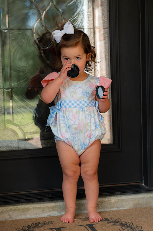 Floral/Bow Ruffle Bubble