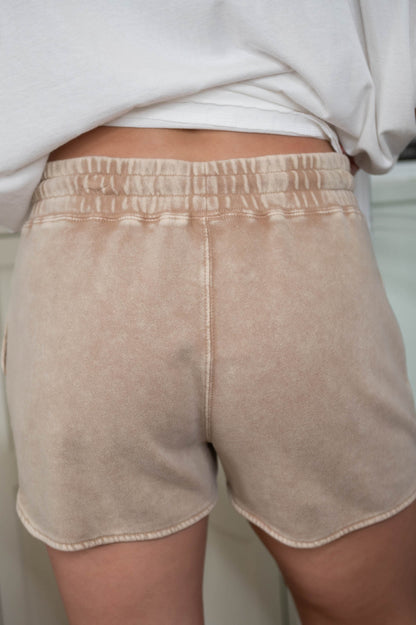 Taupe Comfy Cozy Shorts