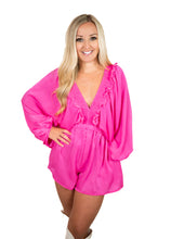 Neon Fuchsia Romper