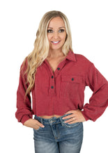 Crimson Long Sleeve Pullover