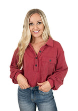 Crimson Long Sleeve Pullover