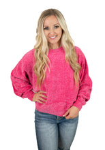 Fuchsia Cozy Sweater