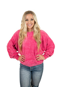 Fuchsia Cozy Sweater