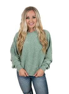 Iceberg Green Cozy Sweater