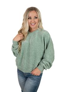 Iceberg Green Cozy Sweater
