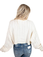 Cream Cable Knit Sweater