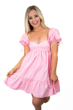 Forget Me Not Pink Babydoll Dress