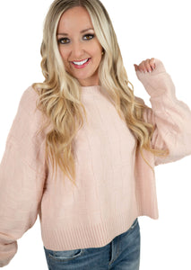Light Pink Checker Sweater