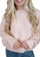 Light Pink Checker Sweater