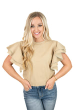Oatmeal Pom Pom Top