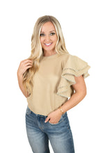 Oatmeal Pom Pom Top