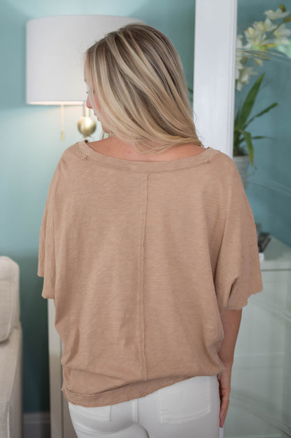 The Go-To Taupe Top