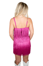 Purple Fringe Dress