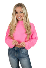 Pink Cropped Sweater