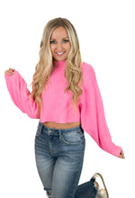 Pink Cropped Sweater