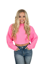Pink Cropped Sweater