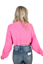Pink Cropped Sweater