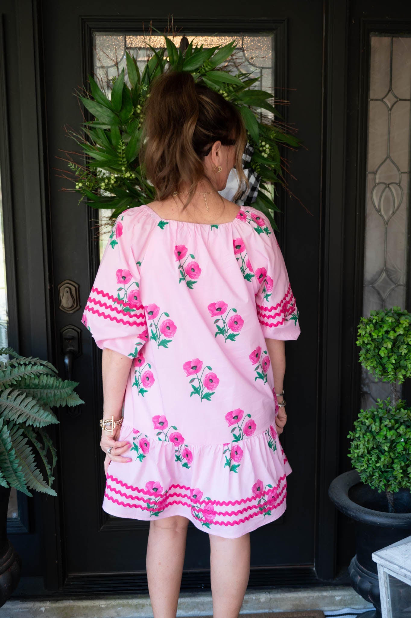 Petal Pink Floral Dress