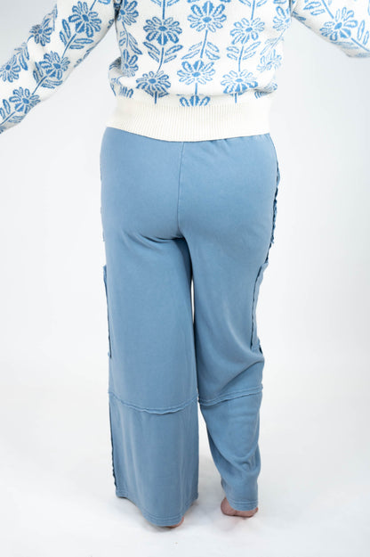 Denim Blue Oversized Pants