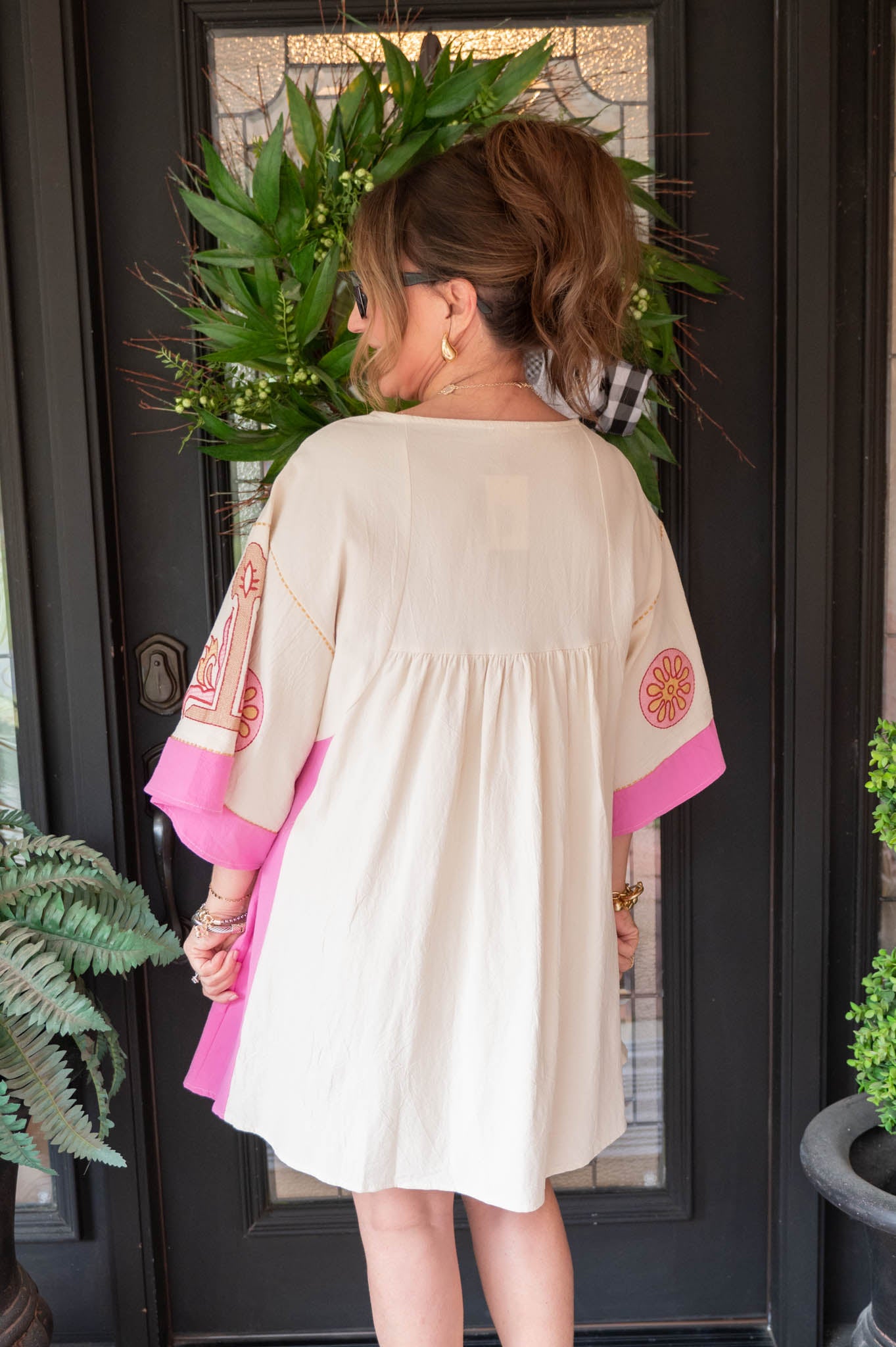 Come Back Home Embroidered Dress