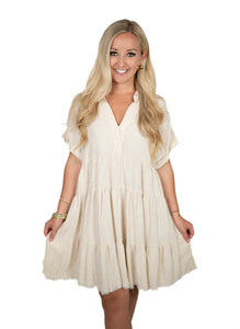 Oatmeal Linen Dress
