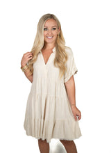 Oatmeal Linen Dress