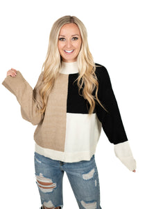 Colorblock Sweater