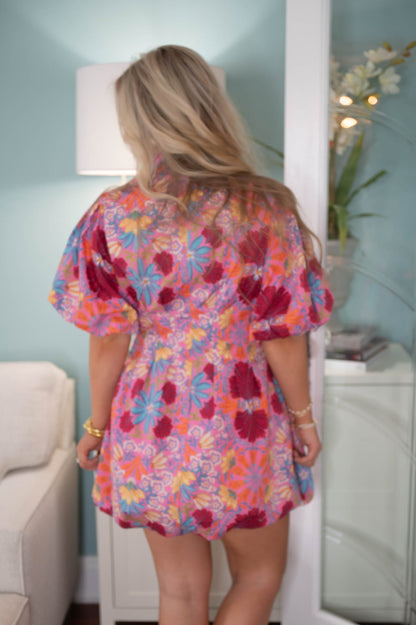 Pink Floral Day Dream Dress