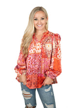 Pink Paisley Top