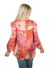 Pink Paisley Top
