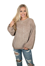 Mocha Textured Top