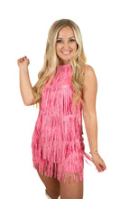 Pink Western Stud Fringe Romper