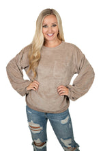 Mocha Textured Top