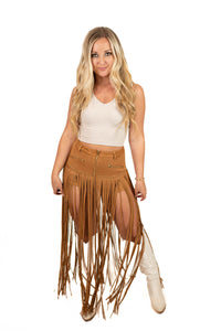 Western Fringe Shorts