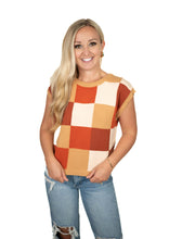 Colorful Checkered Sweater