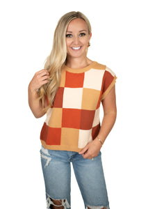 Colorful Checkered Sweater
