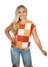 Colorful Checkered Sweater