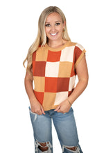 Colorful Checkered Sweater