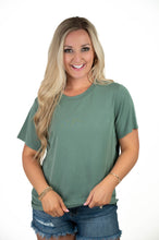 Learn As You Go Green Oversized Tee