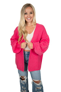 Hot Pink Cardigan