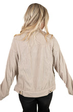 Cream Dream Plans Corduroy Shacket
