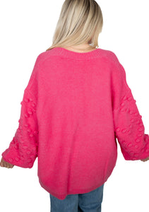 Hot Pink Cardigan