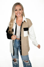 Colorblock Shacket